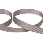 Лента репсовая (в рубчик) 12.0 мм / 45.5 метра, 125 серый, Gamma GR-12