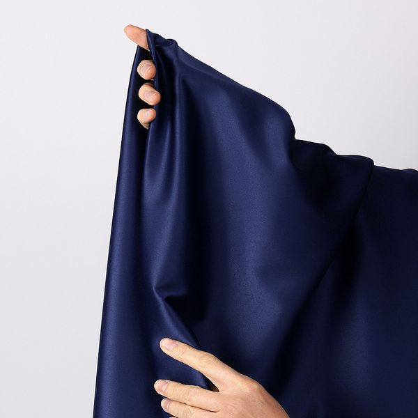 Атлас стрейч для нижнего белья 107 г/м², 125 см / 25 метров, 0180 цв.061(05) темно-синий