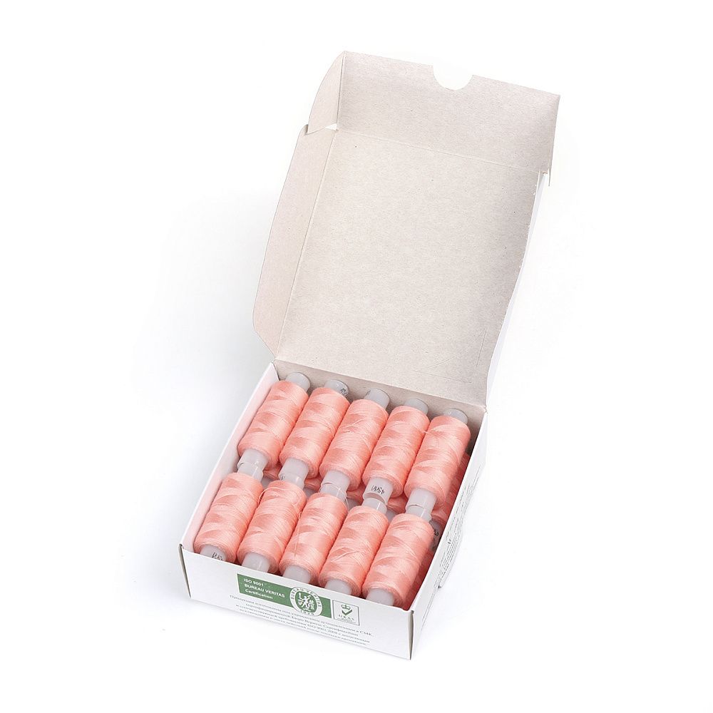 Нитки армированные ПНК им.Кирова 45ЛЛ, бытовые, 200 м / 20 кат., 0902 бл.розовый