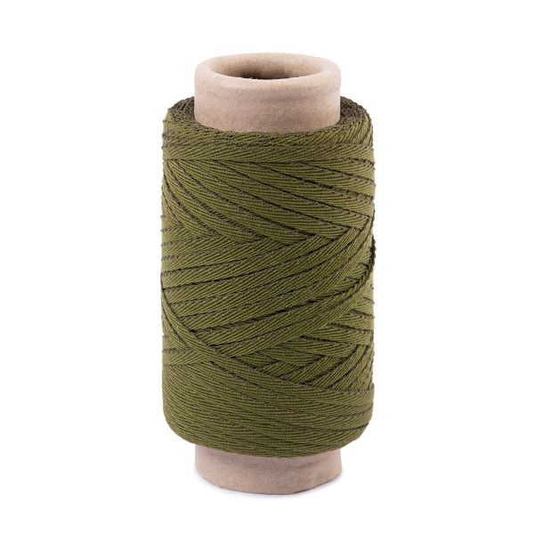 Тесьма (лента) киперная (100% х/б) 5 мм / 100 метров, хаки, Gamma ЛКЭ (5чх/5хх-100) цв