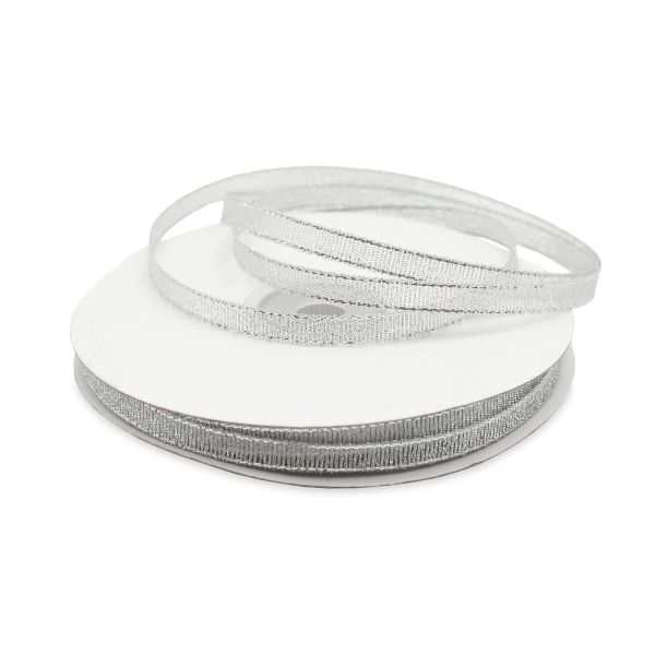 Лента металлизированная 6.0 мм, 32,9м 0080-0600 (серебро)