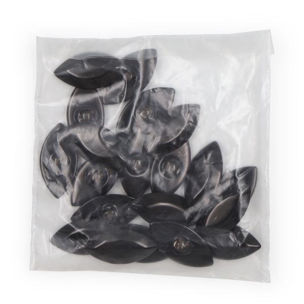 Пуговицы на ножке 3.01-1370-40, черный, 20 шт