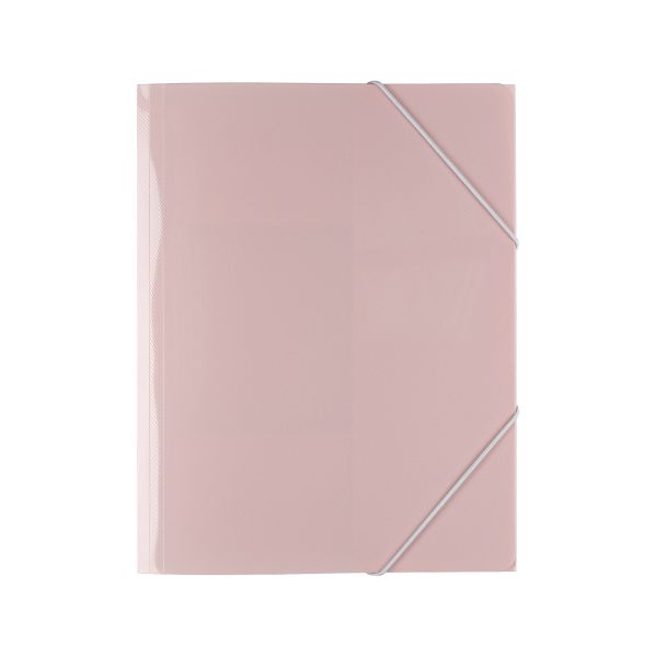 Папка на резинке A4 600 мкм 35 мм, диагональ, 5 шт, персиковый EC234413, Expert Complete