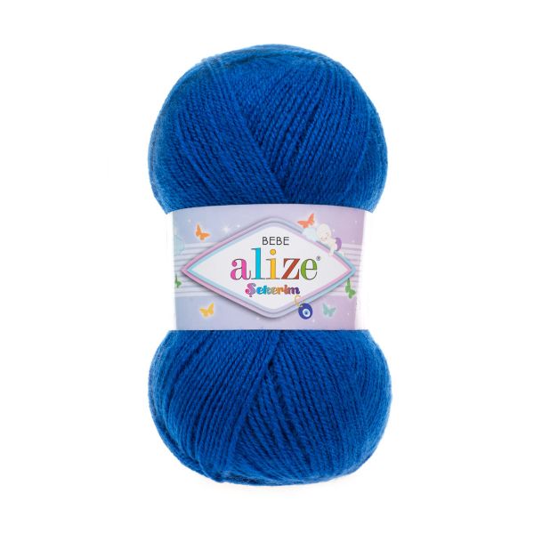 Пряжа Alize (Ализе) Sekerim Bebe / уп.5 мот. по 100 г, 320м, 141 василек A