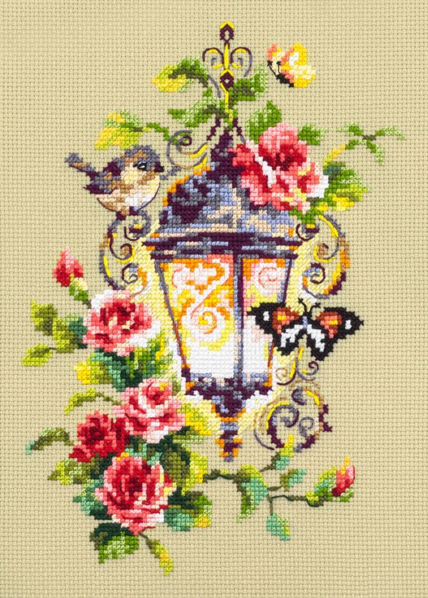 Набор для вышивания нитками Чудесная игла, Свет вдохновения, 17х23 см