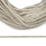 Шнур круглый х/б ⌀3.5 мм / 20 метров, (7092), 63 льняной