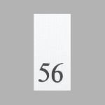 Этикетка-размерник, белый, 10х20 мм, 100 шт, 56