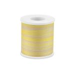 Лента (тесьма) шелковая 4.0 мм / 45.5±0.5 метров, M013 бл.желтый/св.желтый, Gamma SRM-4