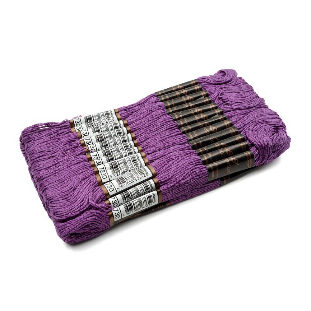 Мулине Bestex, цв.730, 24 мотка по 8 метров