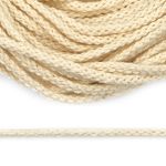 Шнур круглый х/б ⌀3.5 мм / 20 метров, (7092), суровый