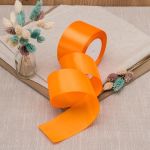 Лента атласная 1-сторонняя 50.0 мм / 22.86±1 метров, аналог 7730446, 151 оранжевый, DDZ2401, Globus