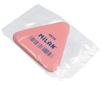 Ластик треугольный гибкий мягкий из синтетического каучука 5х4.4х0.7 см, 36 шт, PNM4836RCF розовый, Milan 100068078314