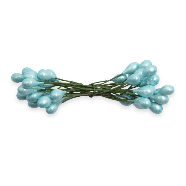 Тычинки для искусственных цветов 0,5х6см, вес 10гр. (14 голубой), AR561