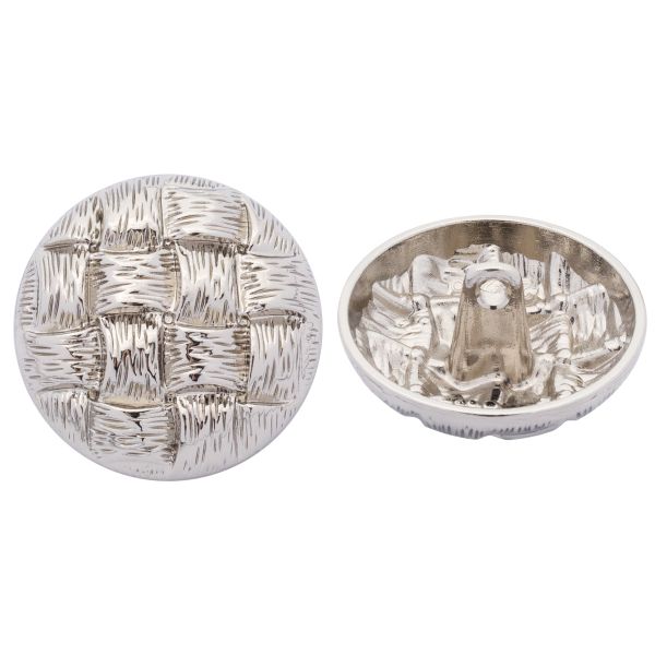 Пуговицы на ножке 36L=23 мм, металл, M.Silver (матовый серебристый), 10 шт, MP03