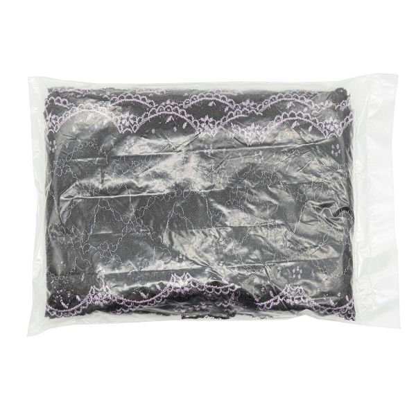 Кружево бельевое эластичное 165 мм / 10 м, 7735072 черный