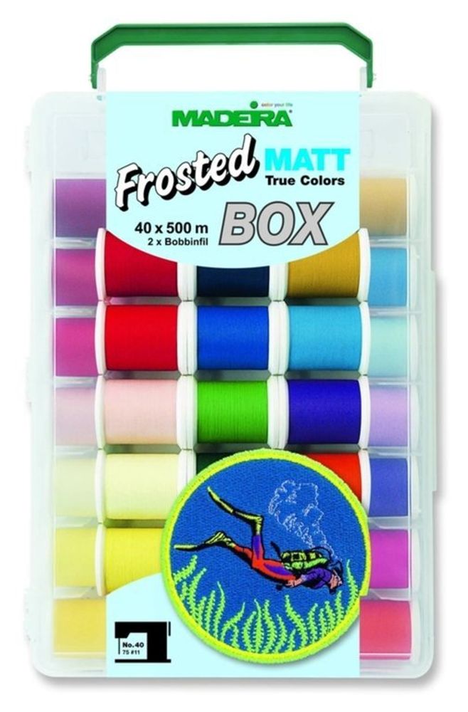 Швейные нитки (набор) Madeira Frosted Matt 40х500м, 8088