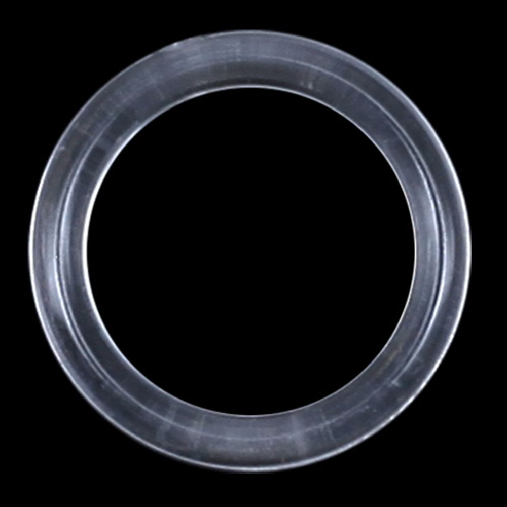 Кольца для бюстгальтера пластик ⌀8.0 мм, прозрачный, 100 шт, 503544