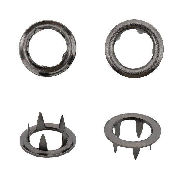 Часть кнопки рубашечной ⌀9 мм (A-часть), б/г черн. никель мет, A, 100 шт, BIG