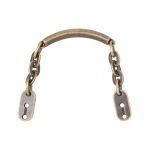 Цепочка-вешалка 105х7 мм, металл, OB бронза,2 шт, MB196
