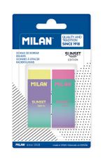 Набор 2 ластика 320 Sunset в блистере 6,1х2,3х1,2 см, BPM10452, Milan