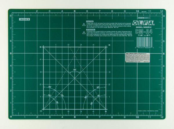 Коврик (мат) защитный формат А4, толщина 2мм, OL-CM-A4, Olfa, 1 шт