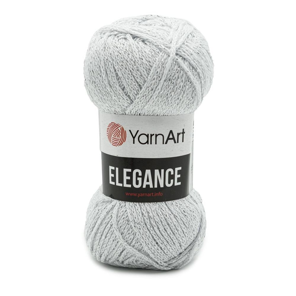 Пряжа YarnArt (ЯрнАрт) Elegance / уп.5 мот. по 50 г, 130 м, 101 белый /TOS/