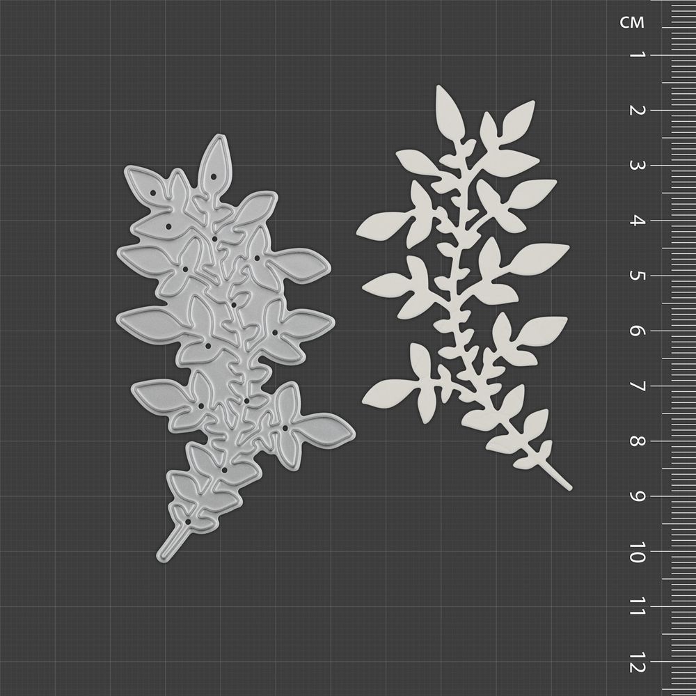 Нож для вырубки 5.2х7.9 см, Веточка, Mr.Painter DICUT-M0010