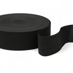 Резинка вязаная 70.0 мм / 40 метров, стандартная 3.9 г/п.м., черный