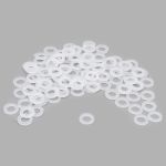 Кольцо уплотнительное под блочку ⌀3.7 мм (внешн. 8.2 мм), h4.56 мм (№1.7), пластик, ≈100 шт