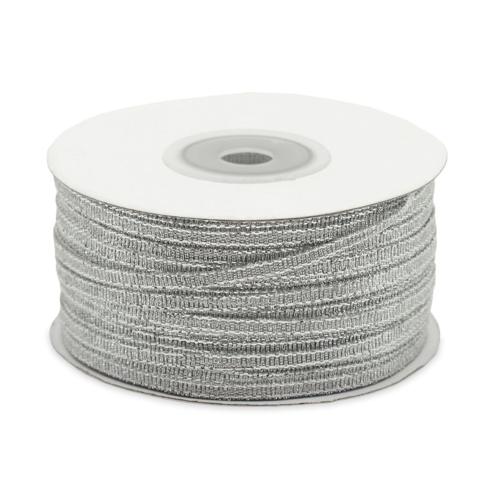 Лента металлизированная 3.0 мм, 100м 0080-0300 (серебро)