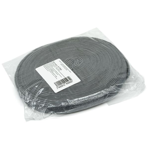 Лента бархатная (тесьма) 20.0 мм / 10±0.5 метров, рис. 8319, 61 т.серый, С3513Г17