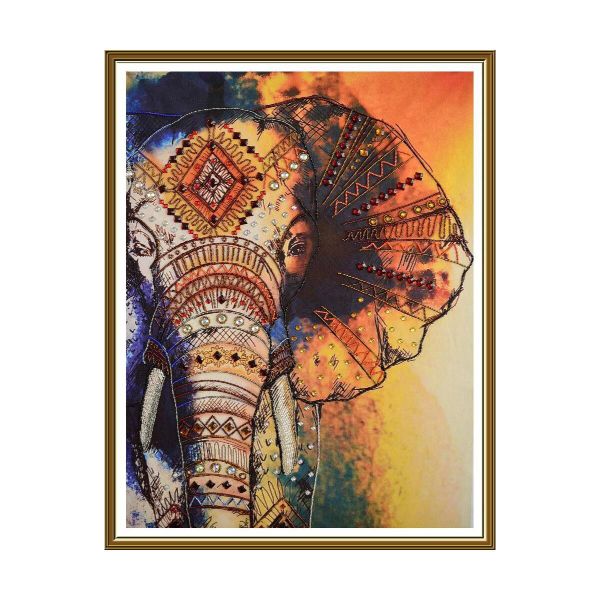 Набор для вышивания бисером Нова Слобода, Слон48х67см