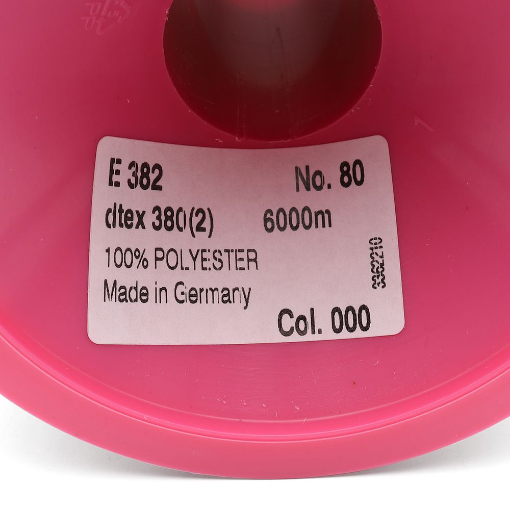 Нитка текстурированная Gutermann E 382, 6000 м, 730815, _000 черный, 1 шт