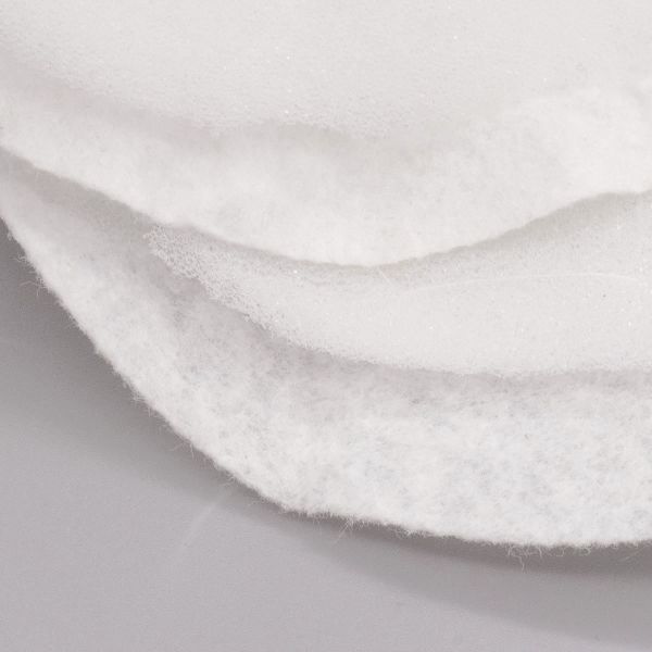 Плечевые накладки (подплечники) реглан сшивные 170х200х13 мм, белый, 50 пар