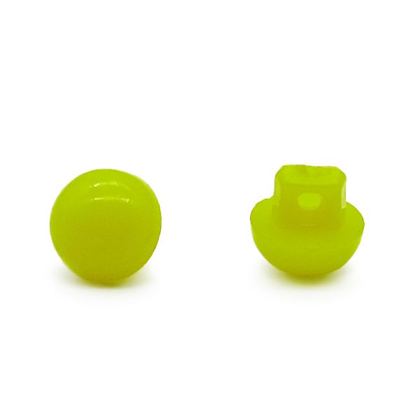 Украшения декоративные пуговицы Мини круглые на ножке, 5мм, уп/20 шт, зеленый