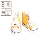 Обувь для кукол Кедики 5.5 см, 02 желтый, HobbyBe KBG-10