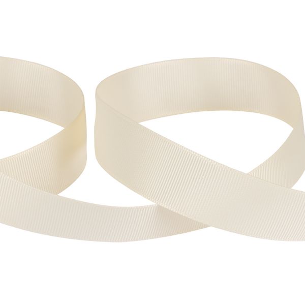 Лента репсовая (в рубчик) 25.0 мм / 45.5 метра, 126 св.св.бежевый, Gamma GR-25