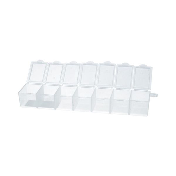 Органайзер для швейных принадлежностей 15.3х3.4х2.4 см, пластик, прозрачный, Gamma T-35