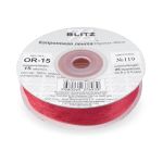 Лента капроновая (органза) 15.0 мм / 22.8±1 метра, 119 коралловый, Blitz OR-15