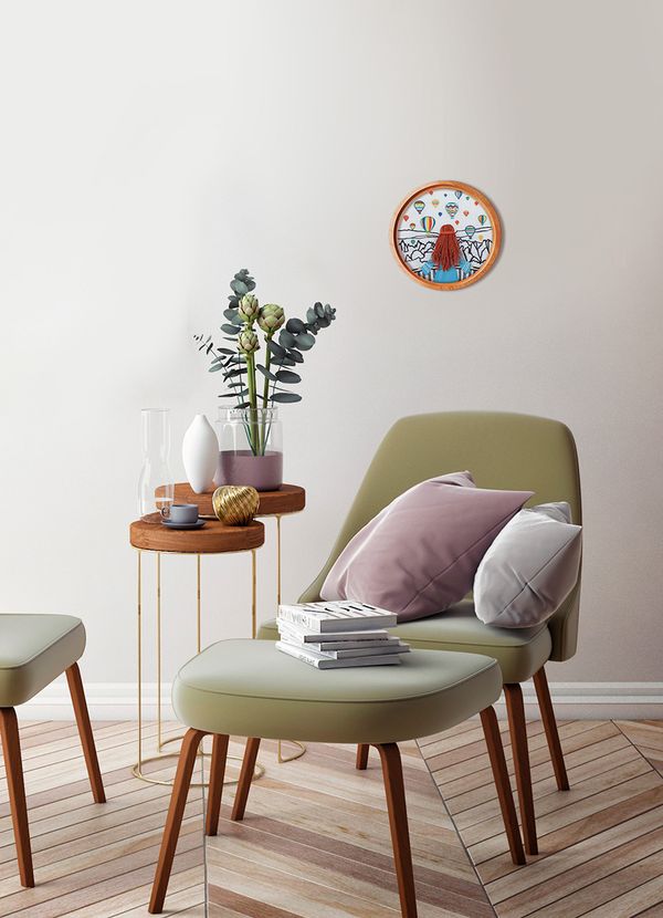 Набор для вышивания нитками Panna Живая картина JK-2348, Увидеть Каппадокию, 15.5х15.5 см