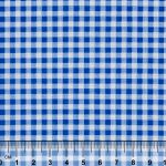 Ткань для пэчворка Peppy Бабушкин сундучок, рулон 112 см / 5 метров, БС-50 клетка синий, Peppy