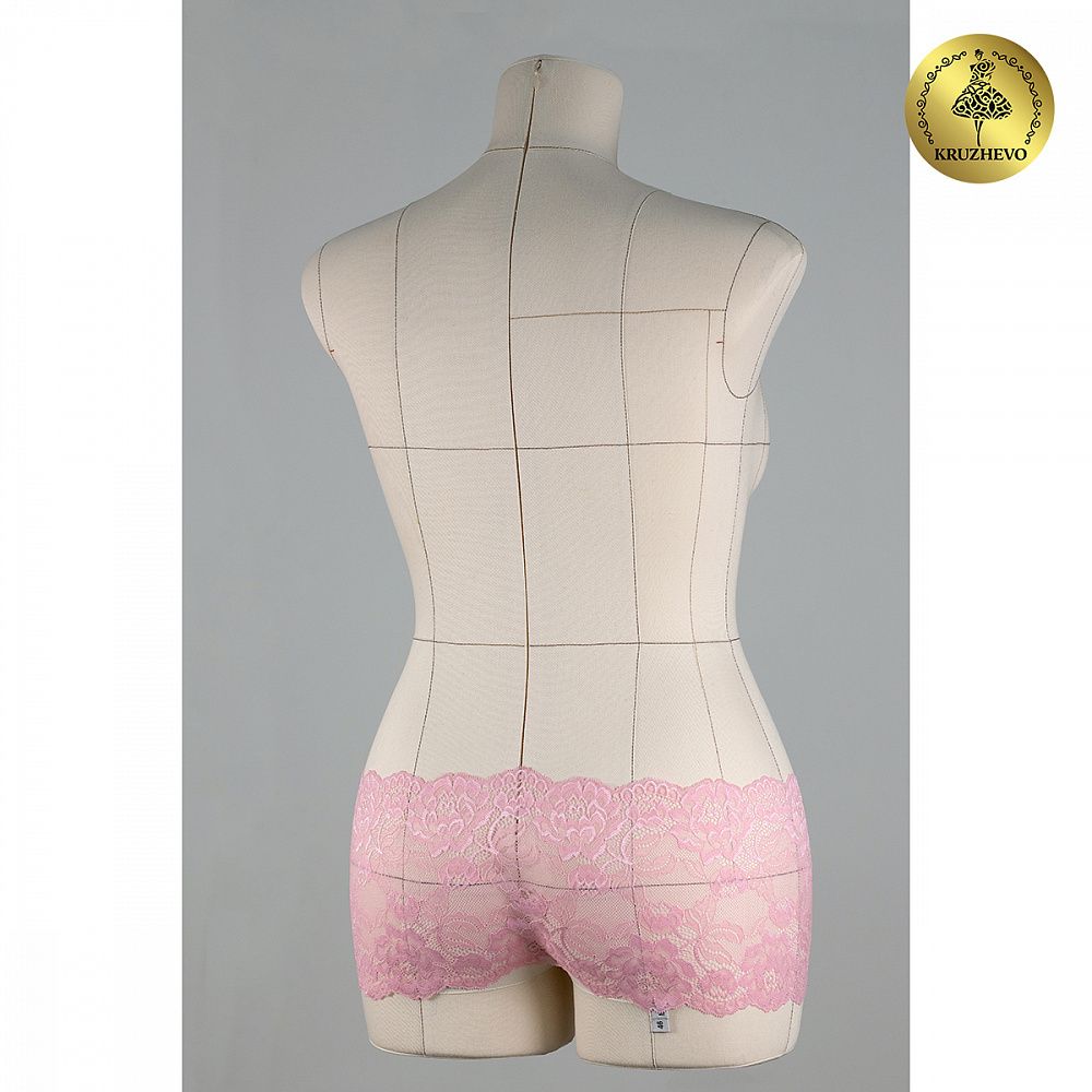 Кружево бельевое эластичное 180 мм / 3 метра, TBY.L838, цв.134 нежно-розовый, Kruzhevo