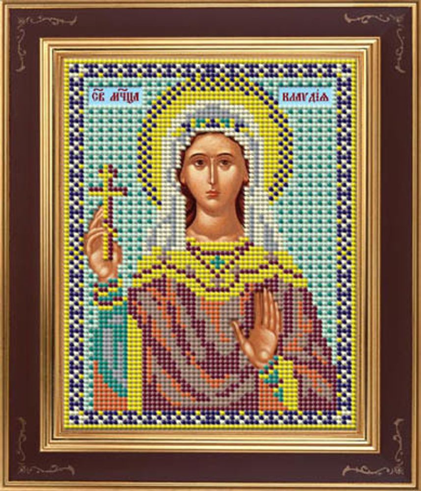 Galla Collection, Икона Св. Клавдия 12х15 см