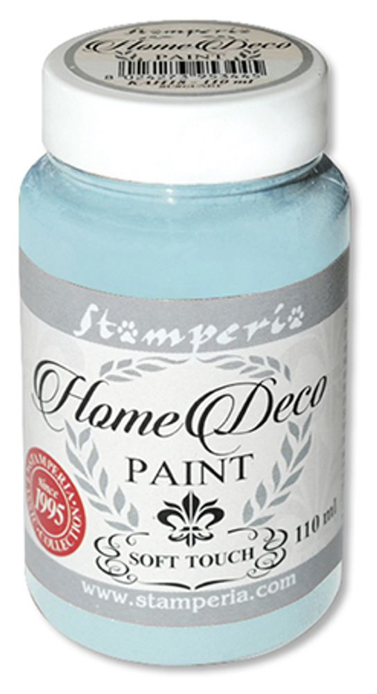 Краска для домашнего декора на меловой основе Home Deco, 110 мл, небесно-голубой