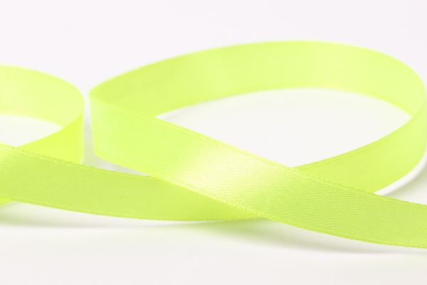 Лента атласная 1-сторонняя 12.0 мм / 33±2 метра, 058 ярко-лимонный, Gamma