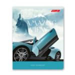 Тетрадь ученическая общая, A5+ 48 л. на скобе 65 г/м², белизна 100%, 10 шт, клетка в термоусадочной пленке, 000727 Чудите с нами!, Светоч 48ТЕТк-001