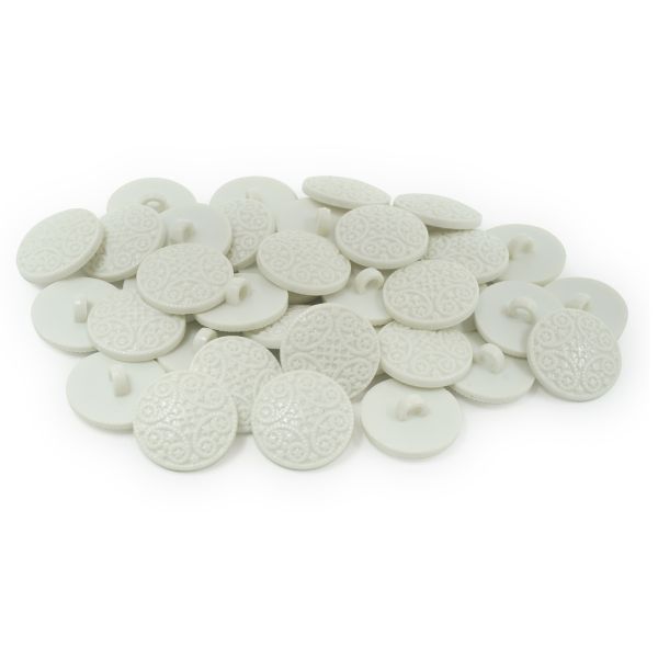 Пуговицы на ножке 22 мм (102 молочный), 36 шт