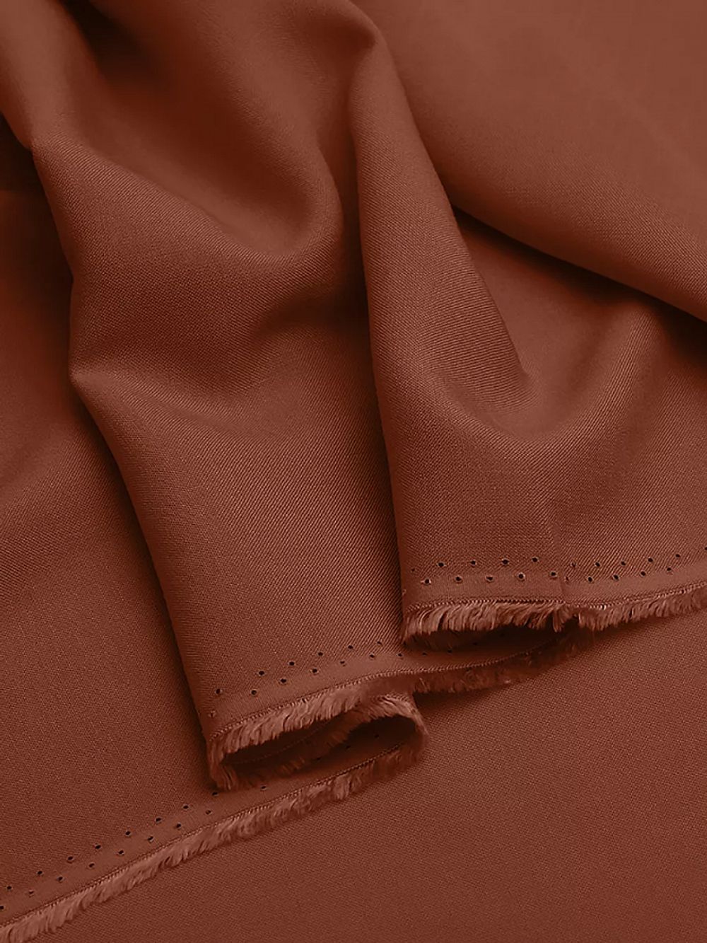 Штапель 110 г/м², 145 см / 2 метра, TBY-Vi-30-34.2, цв.34 кирпичный