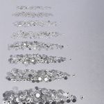 Стразы холодной фиксации TBY.MIX 1 цв.серебро уп.1000 шт
