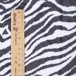 Сетка бельевая эластичная 100 г/м², шир.160 см / 50 метров, принт Зебра SZ025816, цв.белый+черный /SZ025816.15/